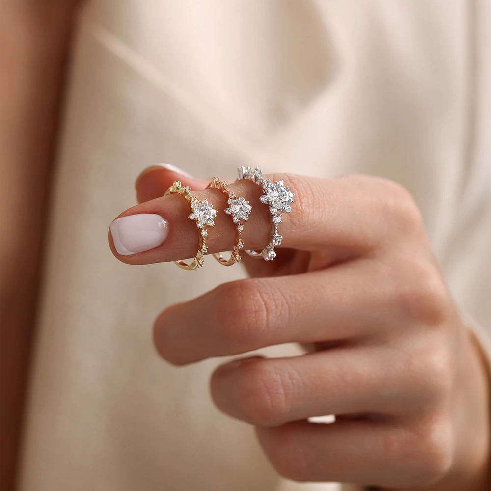 0.42 CT Tasarım Pırlanta Yüzük