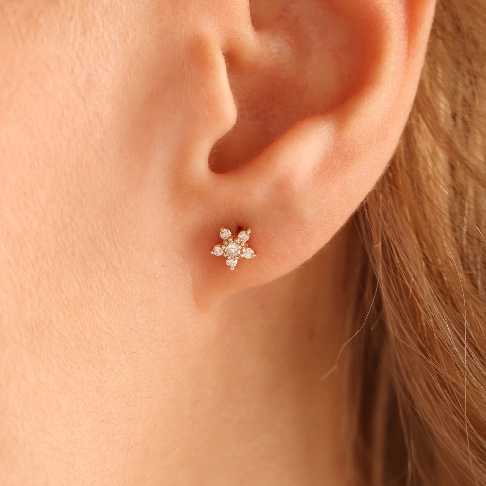 0.48 CT Deniz Yıldızı Pırlanta Set