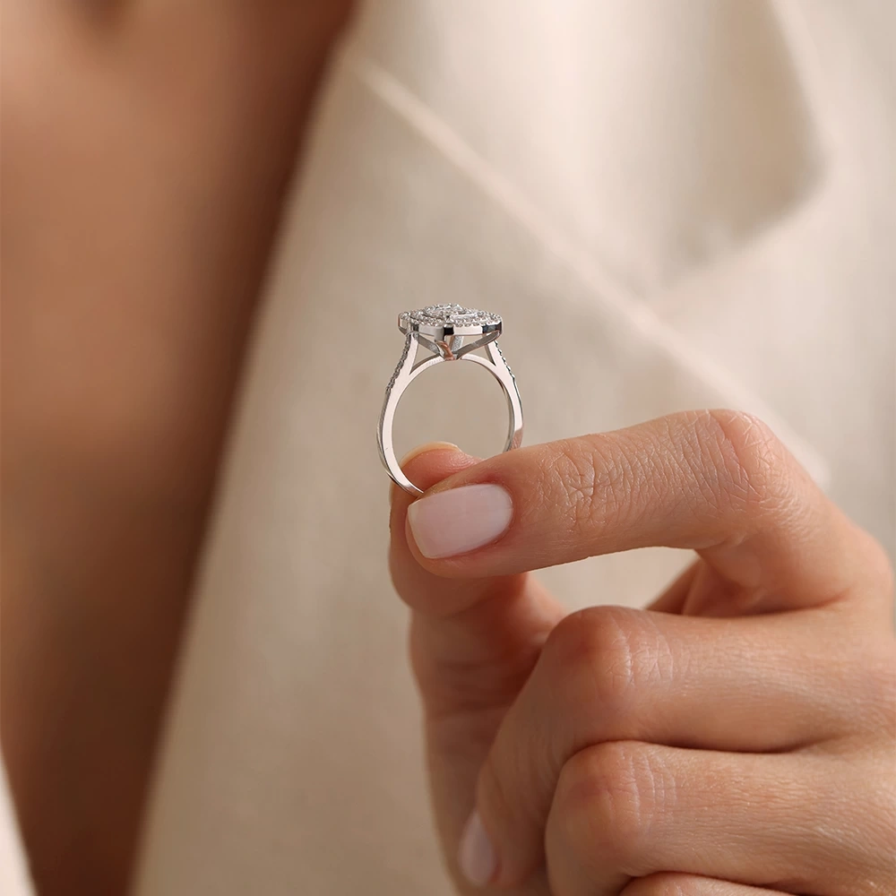 0.50 CT Pırlanta Baget Yüzük