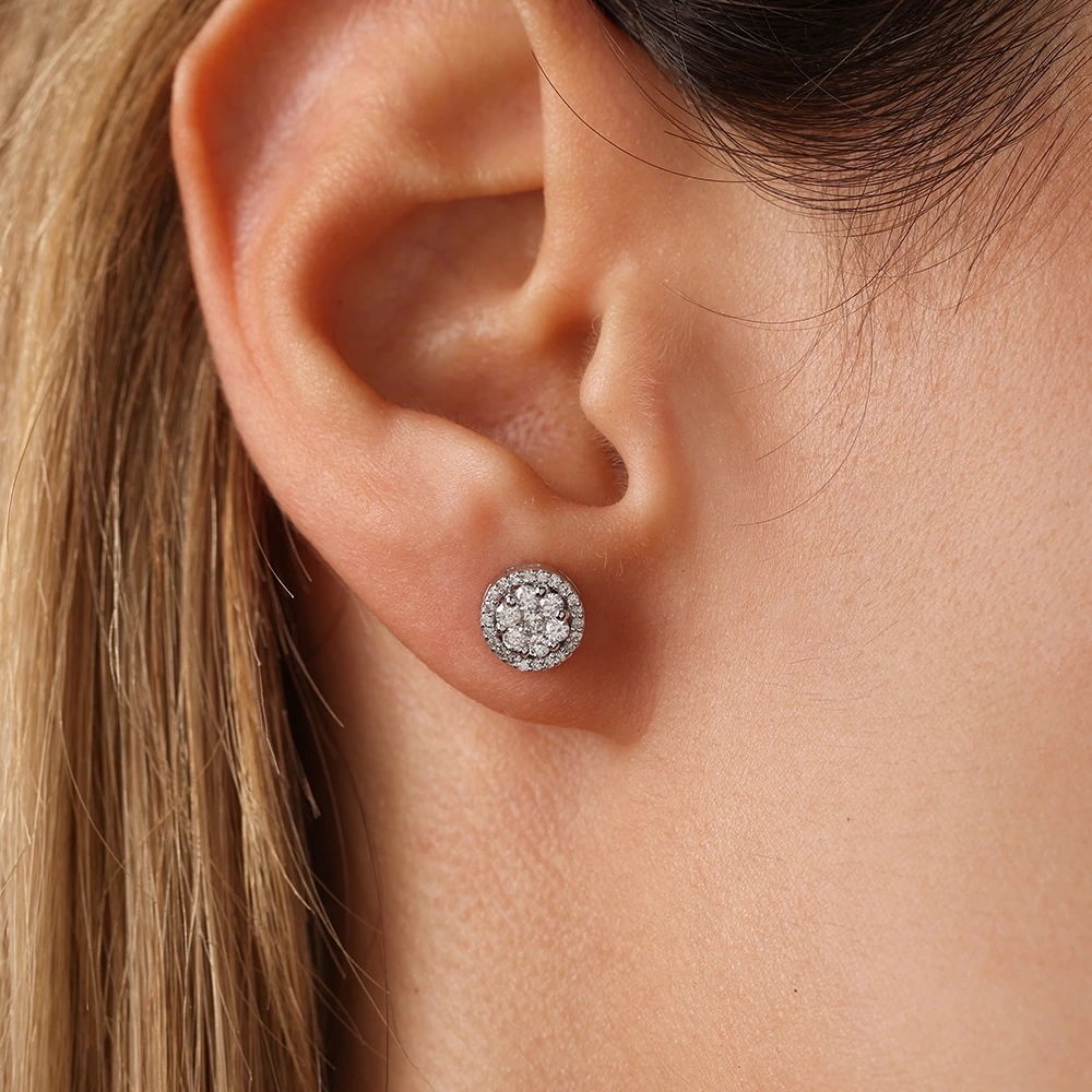 0.50 CT Pırlanta Küpe