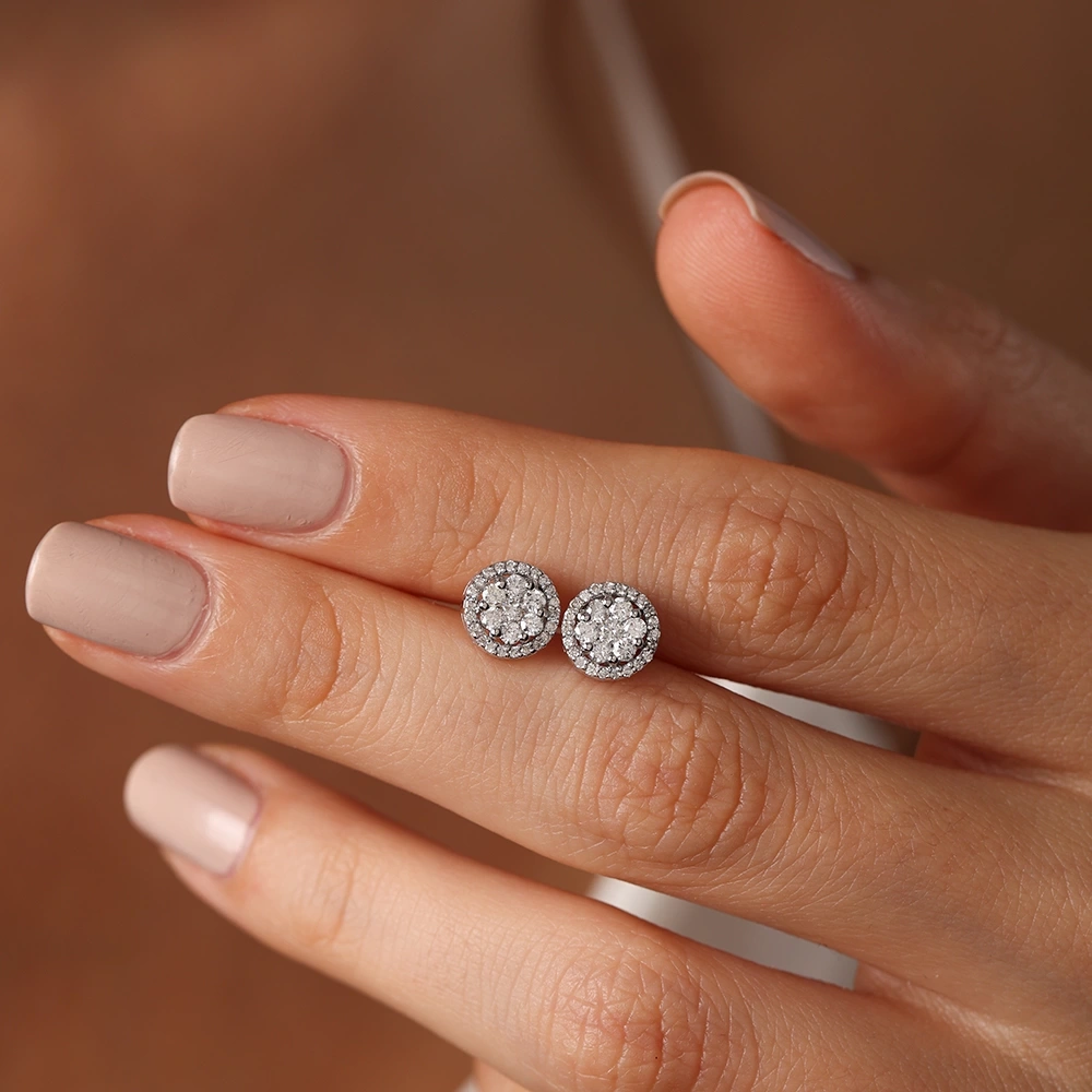 0.50 CT Pırlanta Küpe