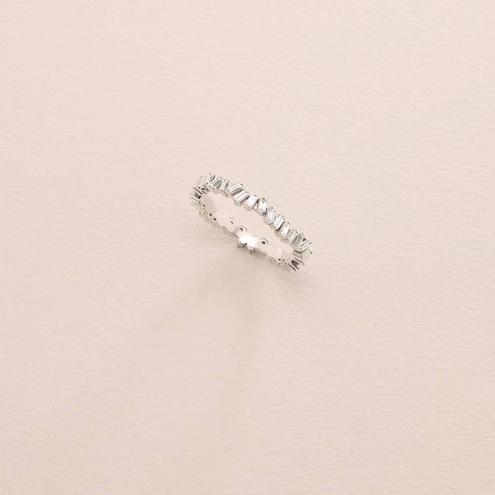 0.50 CT Pırlanta Tamtur Baget Yüzük