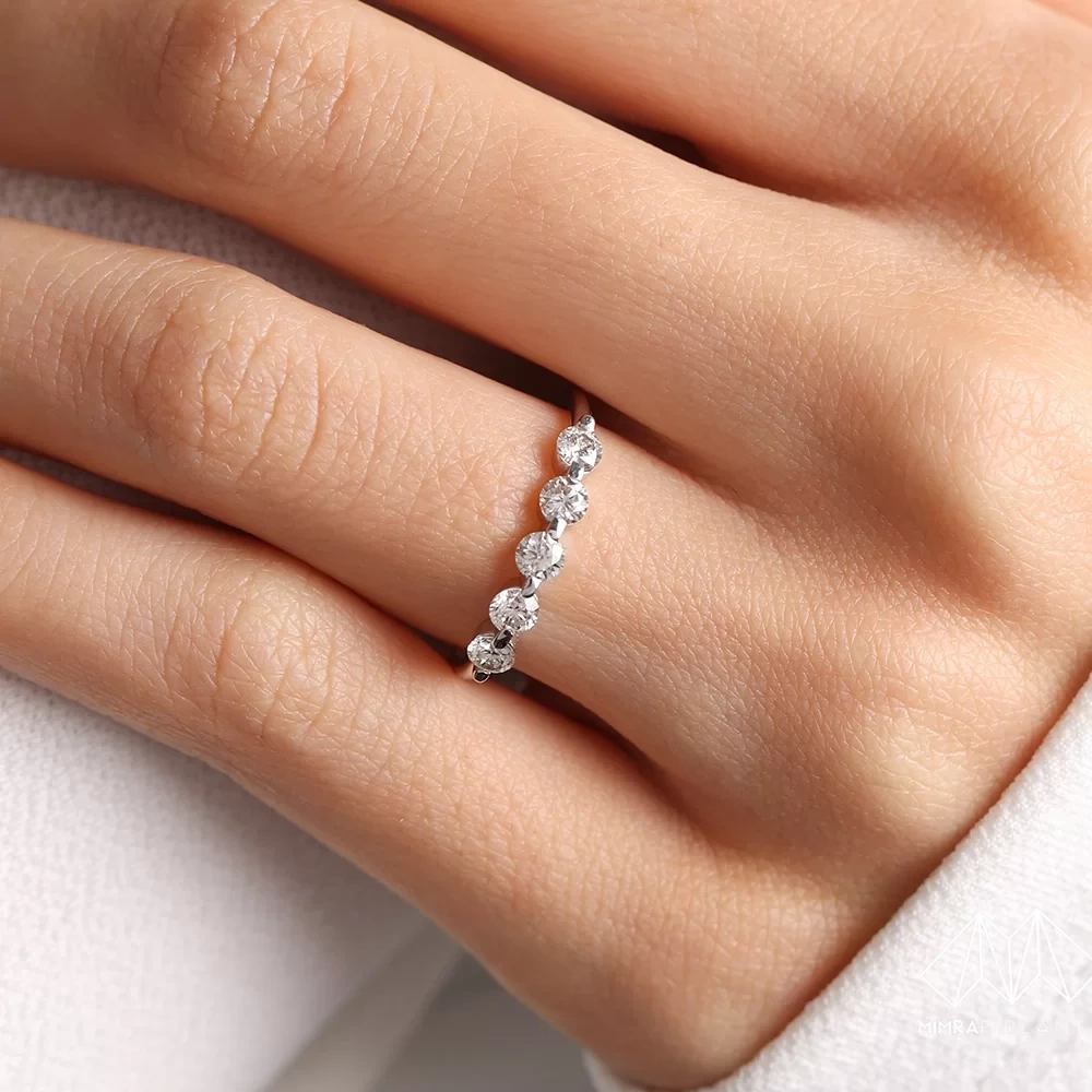 0.55 CT Tasarım Beştaş Pırlanta Yüzük