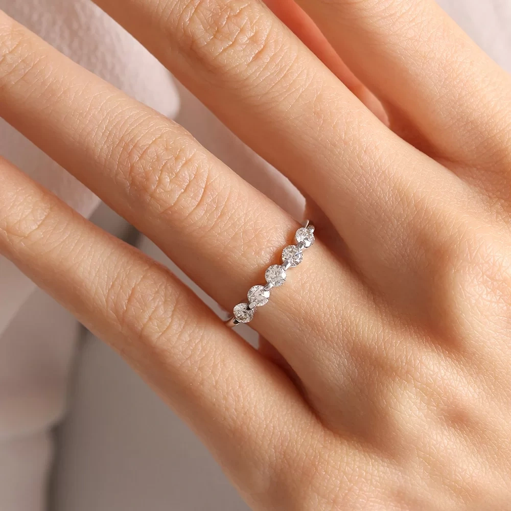 0.55 CT Tasarım Beştaş Pırlanta Yüzük