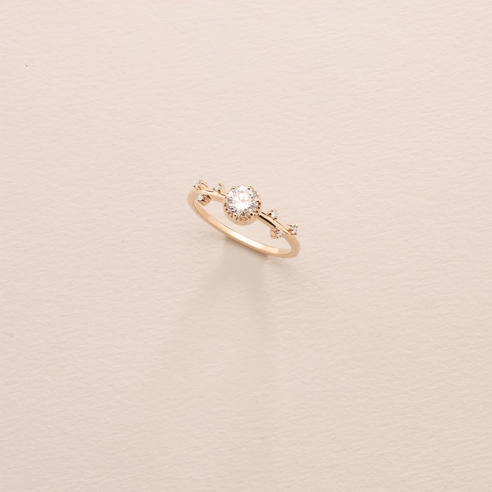 0.56 CT Tasarım Pırlanta Yüzük