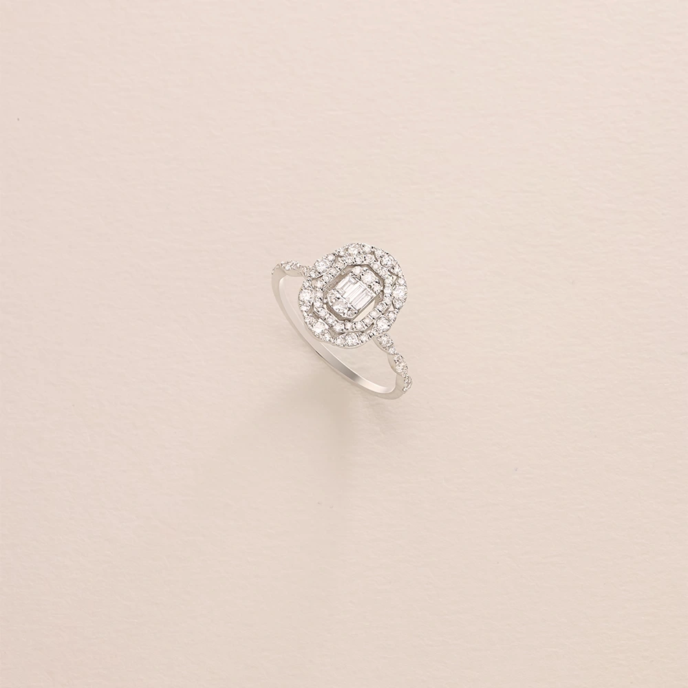 0.60 CT Pırlanta Baget Yüzük