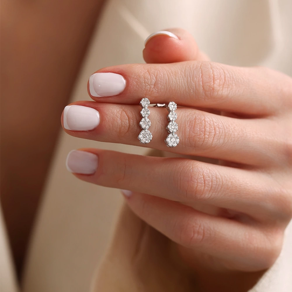 0.60 CT Pırlanta Küpe