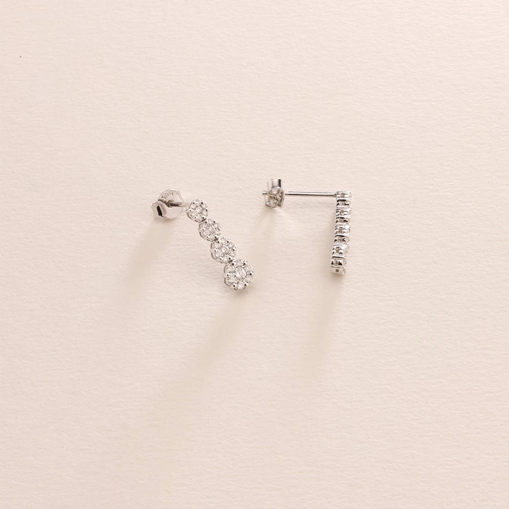 0.60 CT Pırlanta Küpe