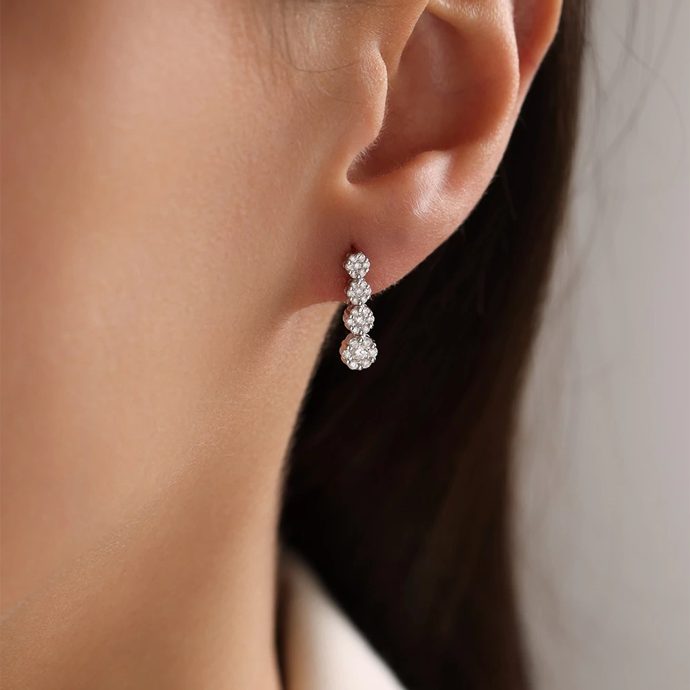 0.60 CT Pırlanta Küpe