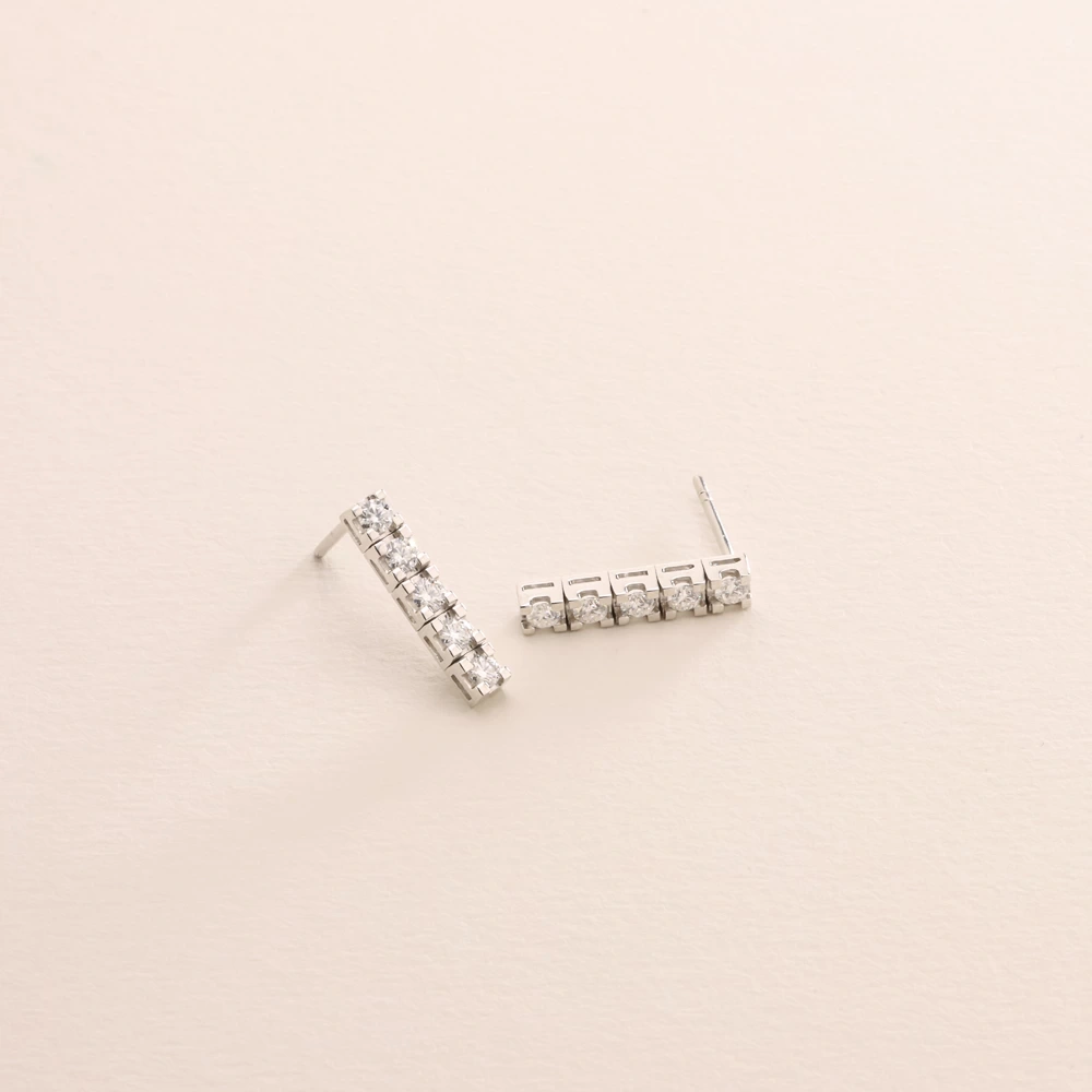 0.60 CT Pırlanta Suyolu Küpe