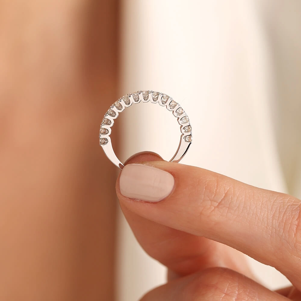 0.61 CT Pırlanta Yarımtur Yüzük