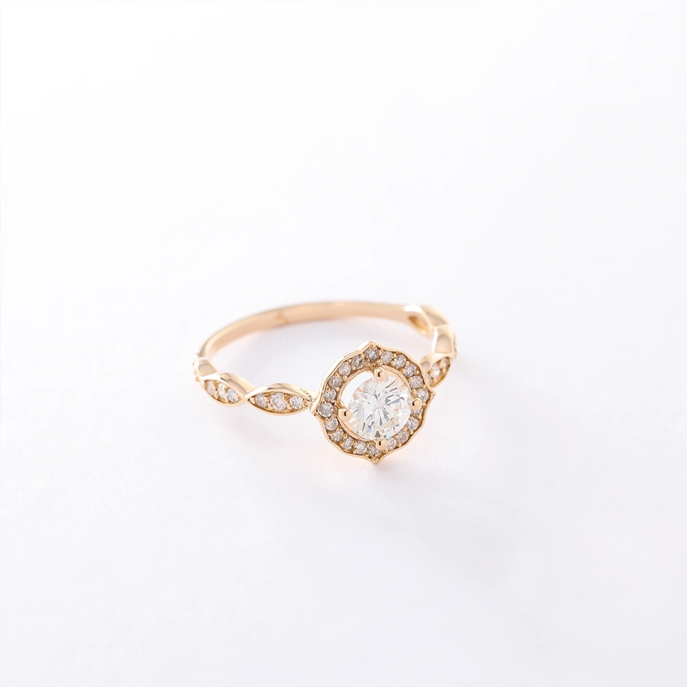 0.65 CT English Vintage Pırlanta Yüzük