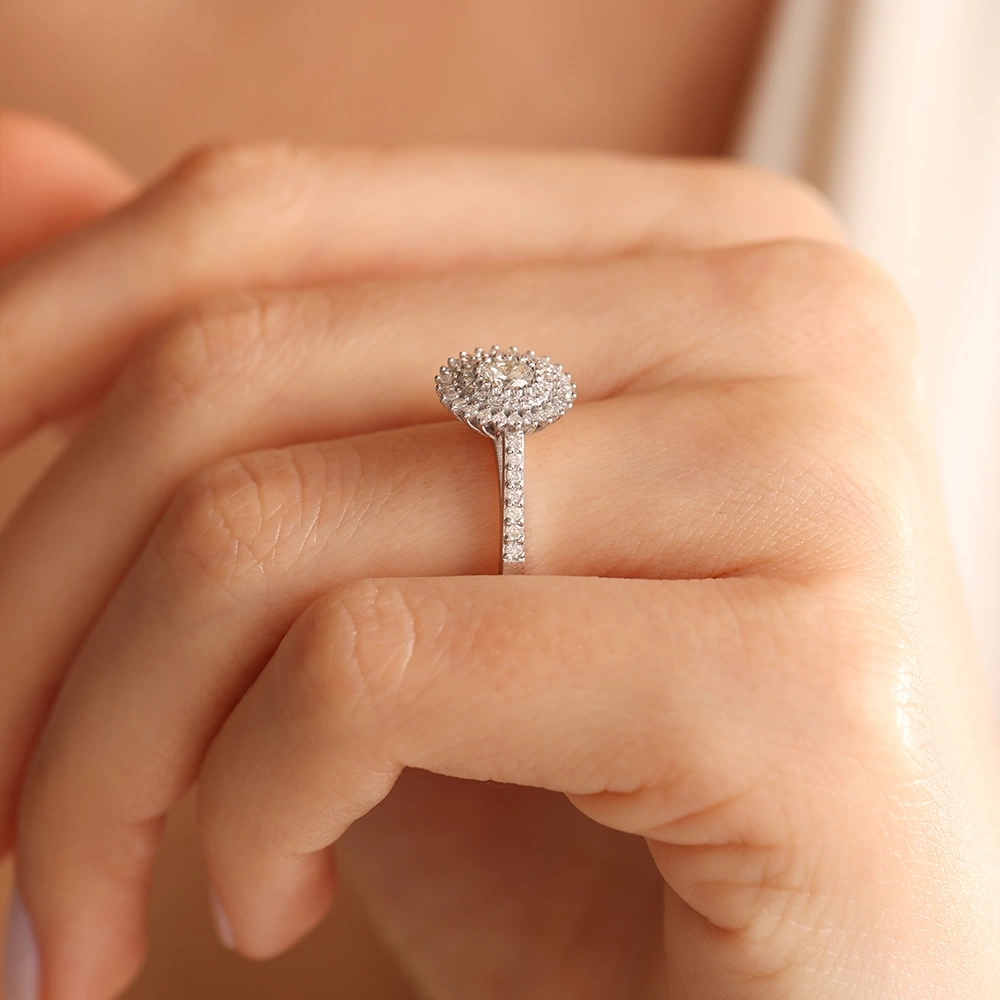 0.65 CT Tasarım Pırlanta Yüzük