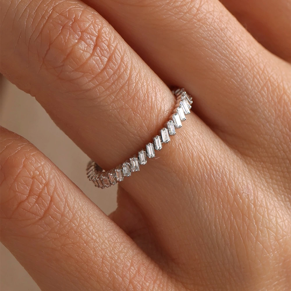 0.70 CT Pırlanta Tamtur Baget Yüzük