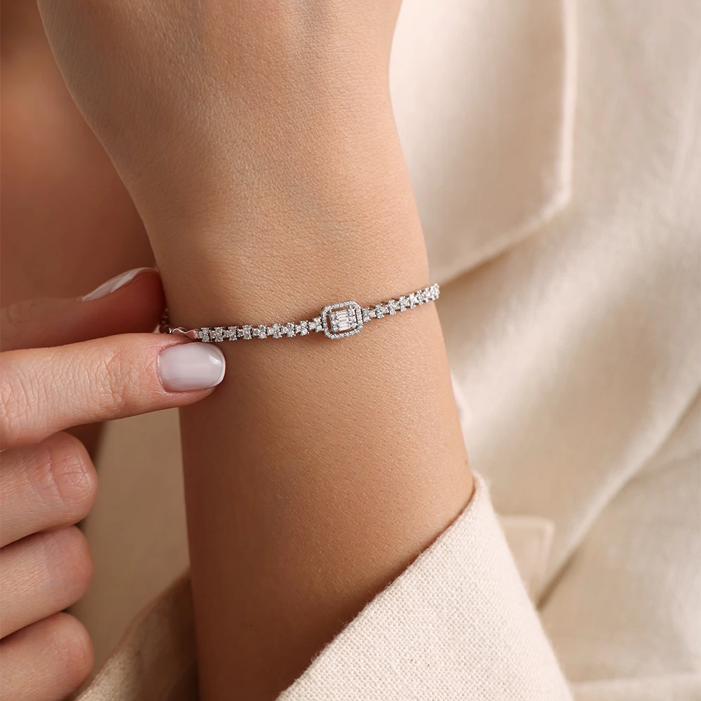 0.75 CT Pırlanta Bileklik