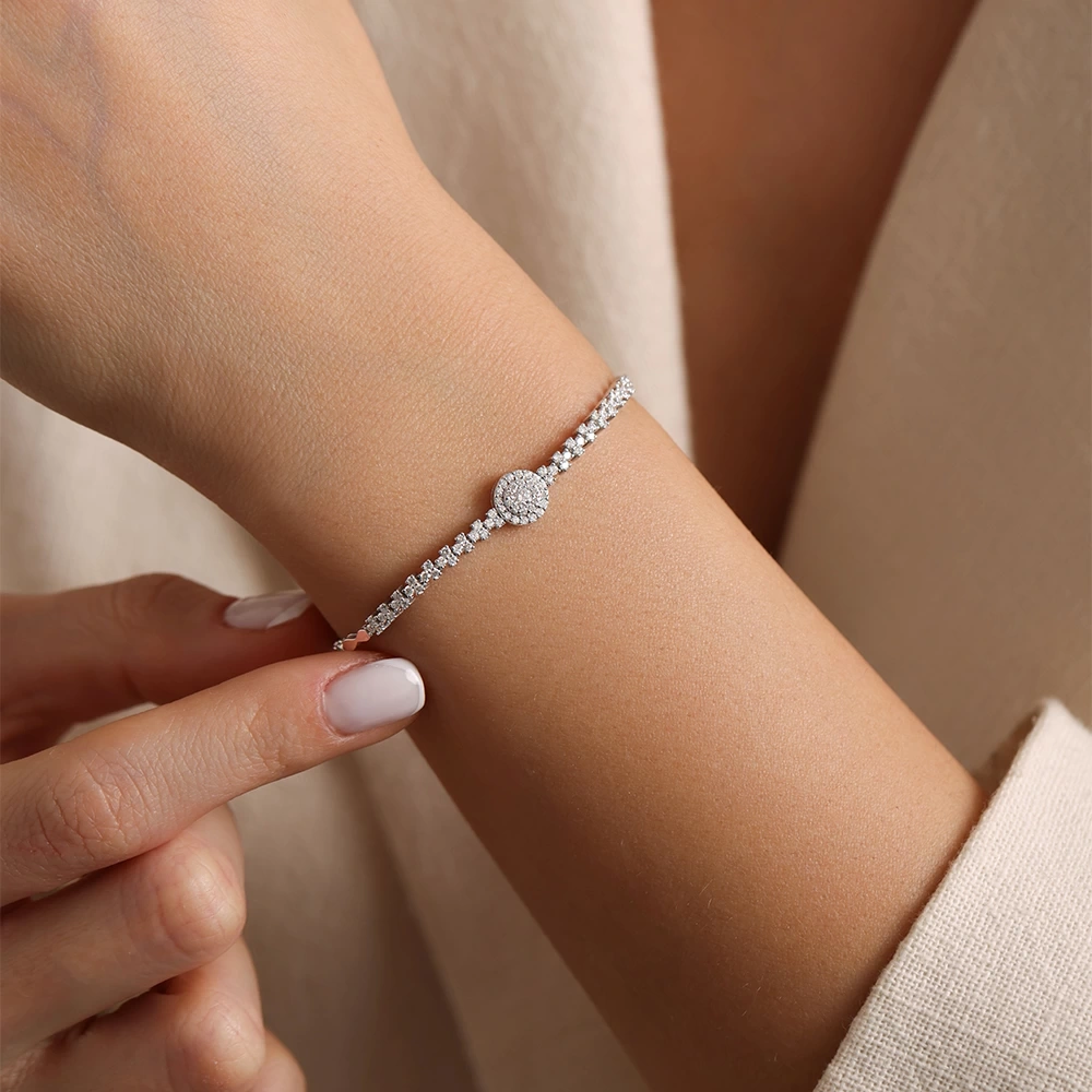 0.75 CT  Pırlanta Bileklik