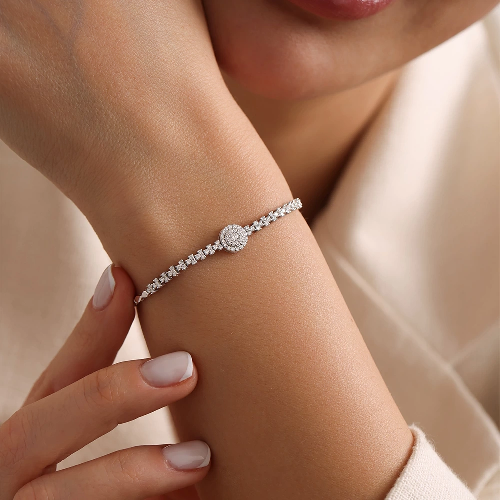 0.75 CT  Pırlanta Bileklik