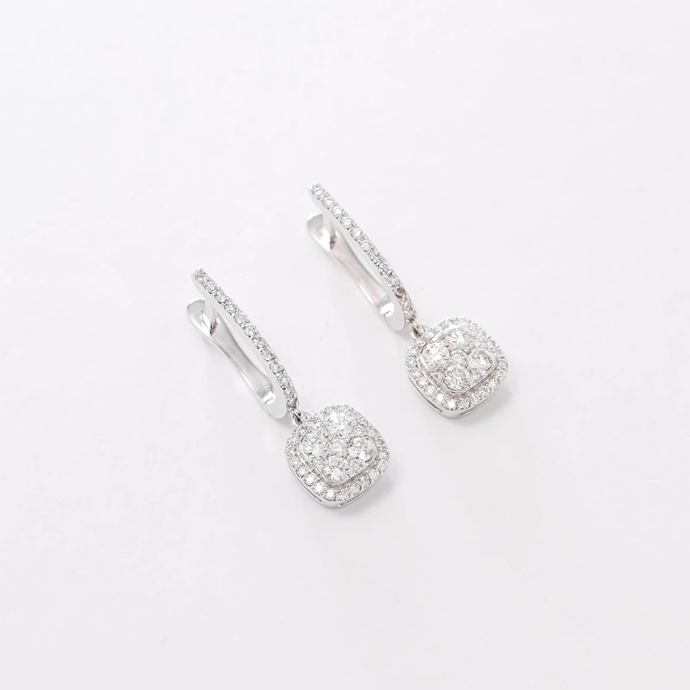 0.80 CT Coronet Pırlanta Küpe