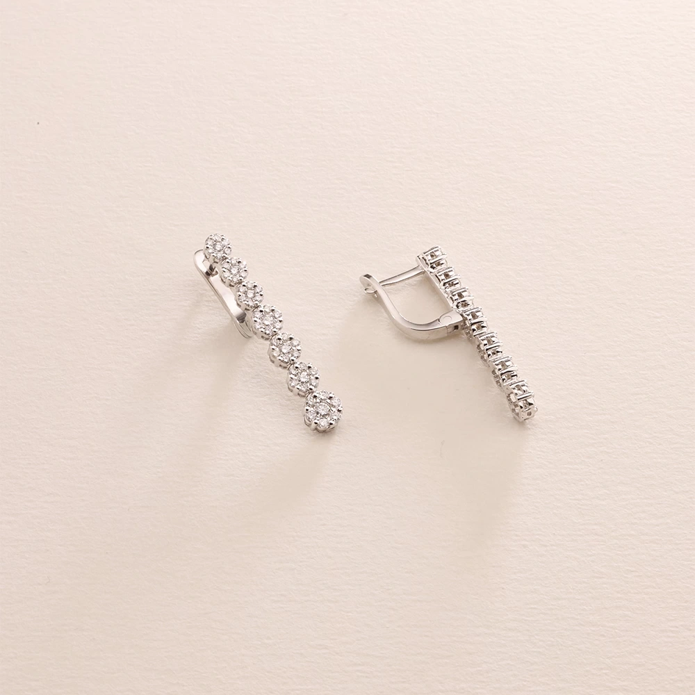 0.80 CT Pırlanta Küpe