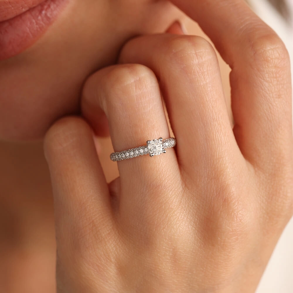 0.80 Ct Pırlanta Yüzük