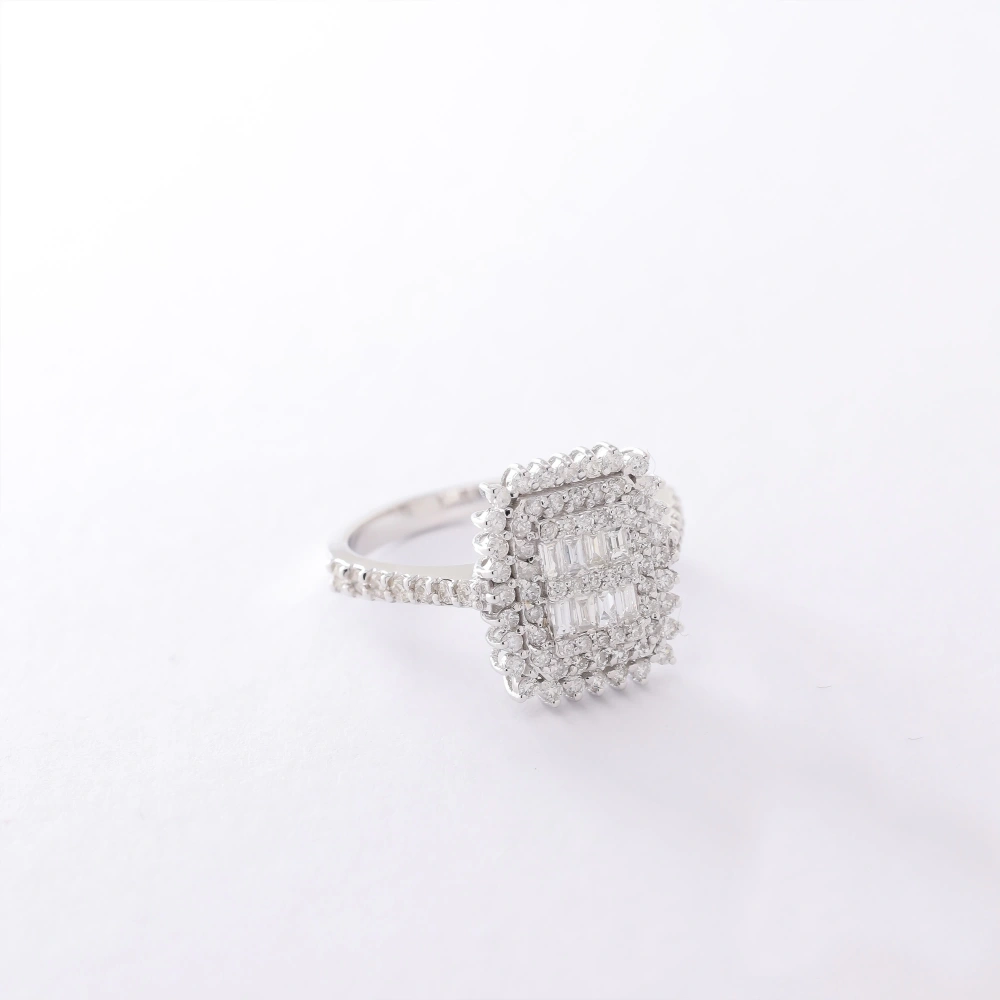 0.85 CT Baget Pırlanta Yüzük