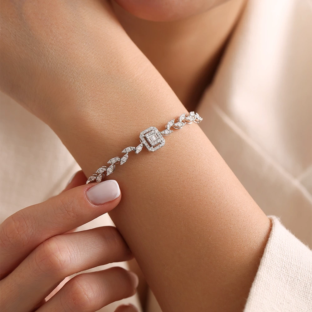 0.86 CT Pırlanta Bileklik