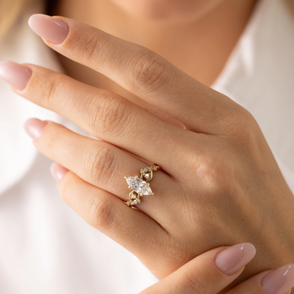 1.15 Ct Markiz Pırlanta Yüzük