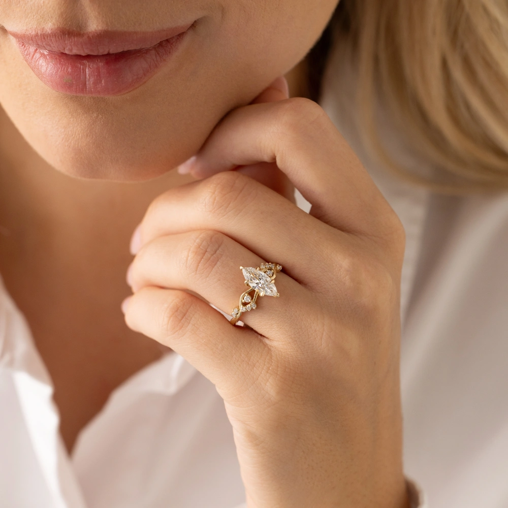 1.15 Ct Markiz Pırlanta Yüzük
