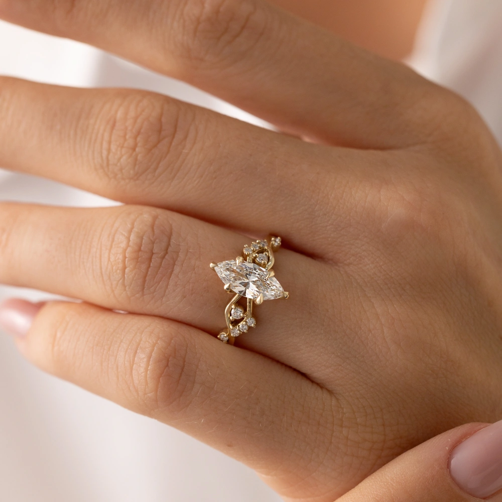 1.15 Ct Markiz Pırlanta Yüzük