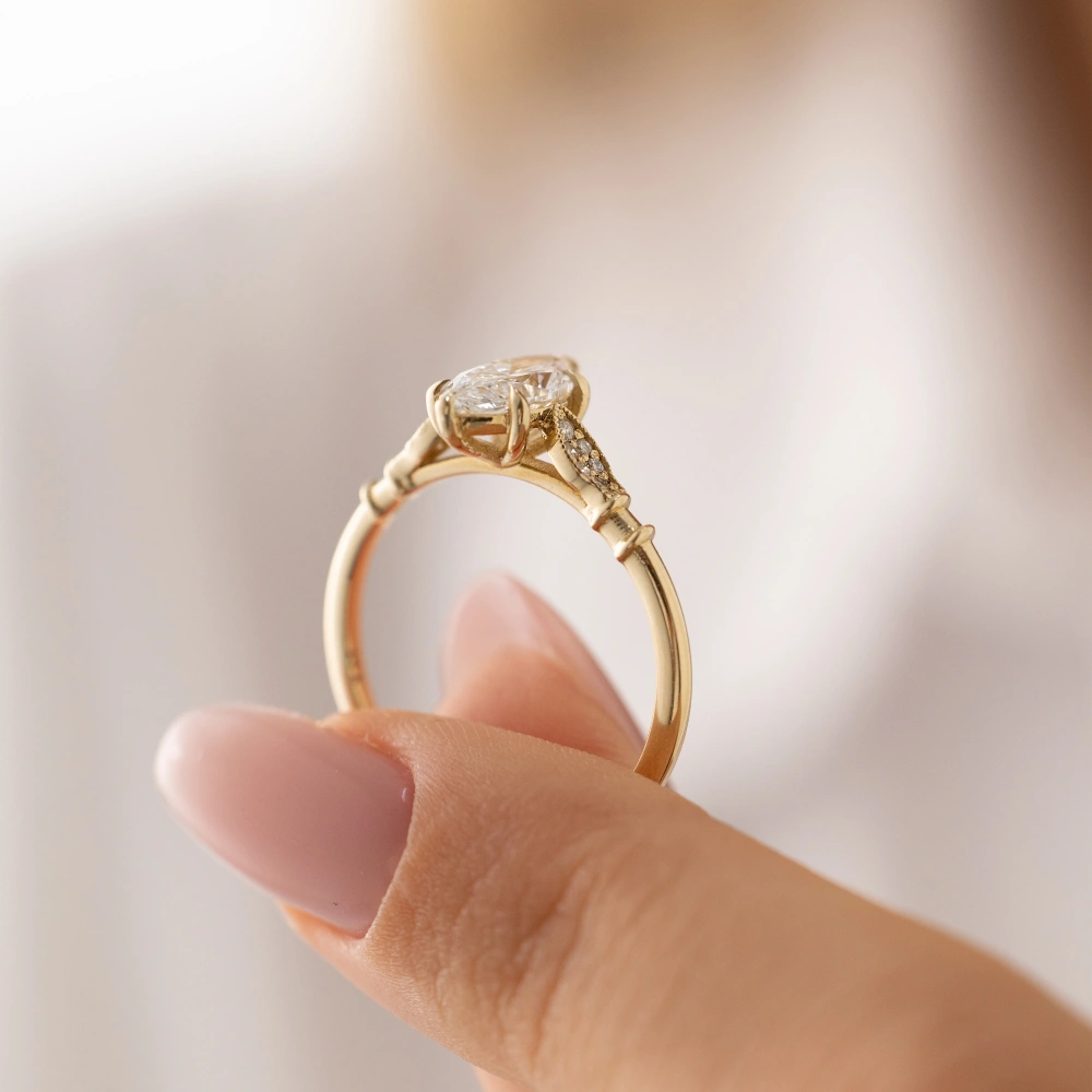 1.06 Ct Markiz Pırlanta Yüzük
