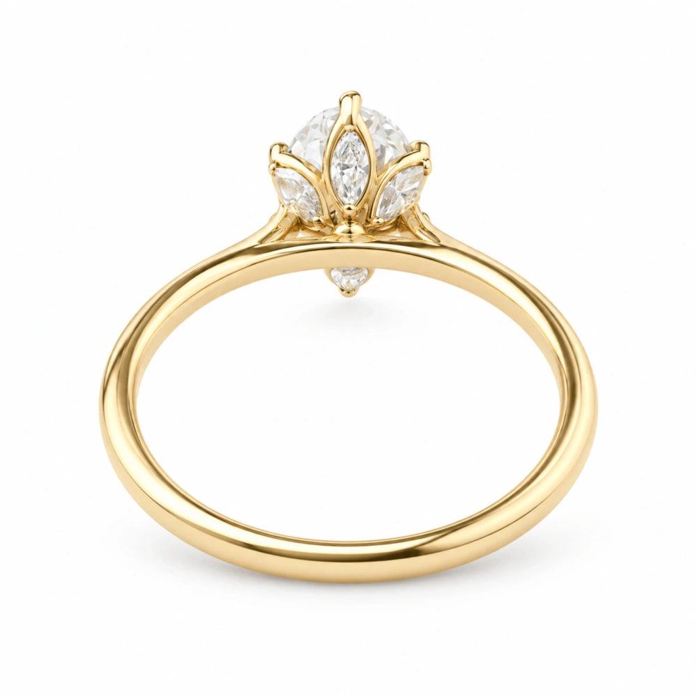 1.18 Ct Oval Pırlanta Yüzük