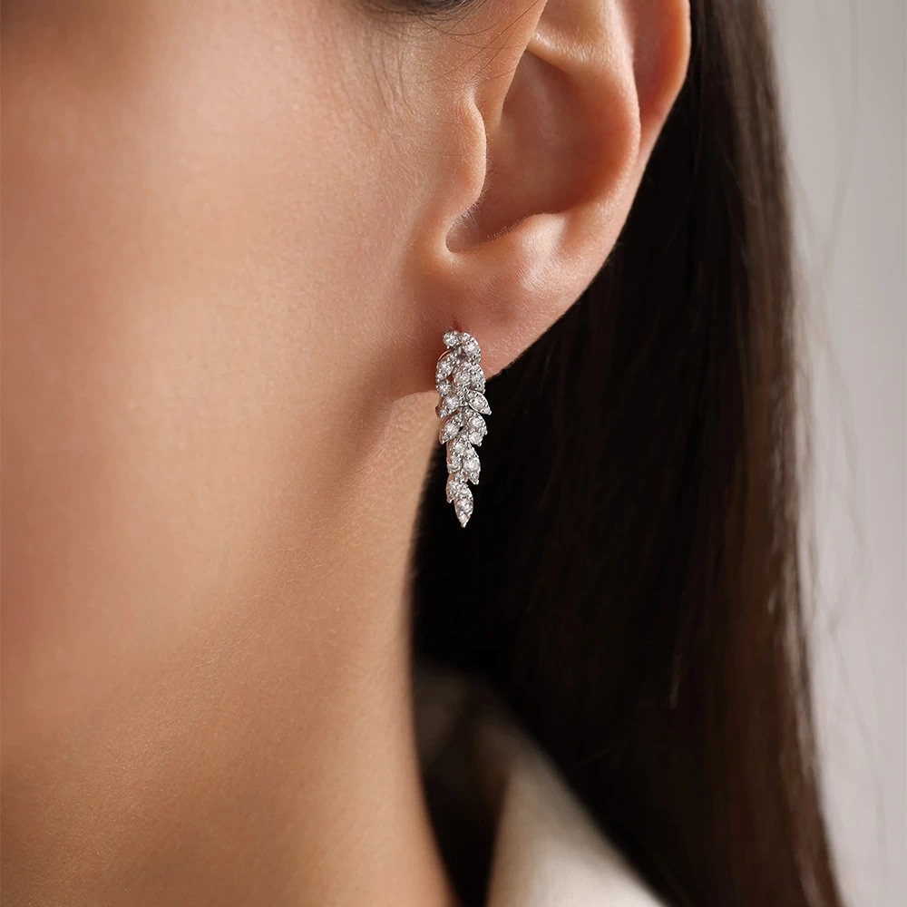 1.25 CT Pırlanta Küpe