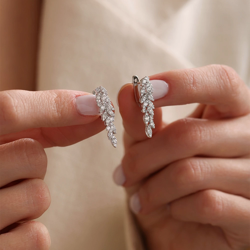 1.25 CT Pırlanta Küpe