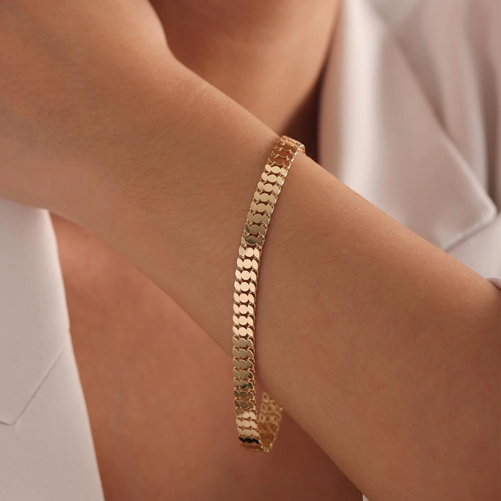 Tasarım 14 Ayar Altın Bileklik