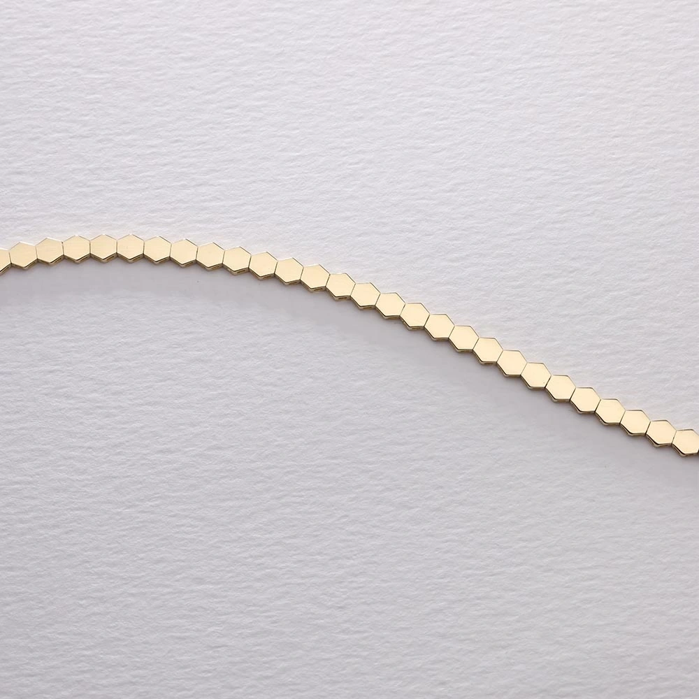 Bal Peteği 14 Ayar Altın Bileklik