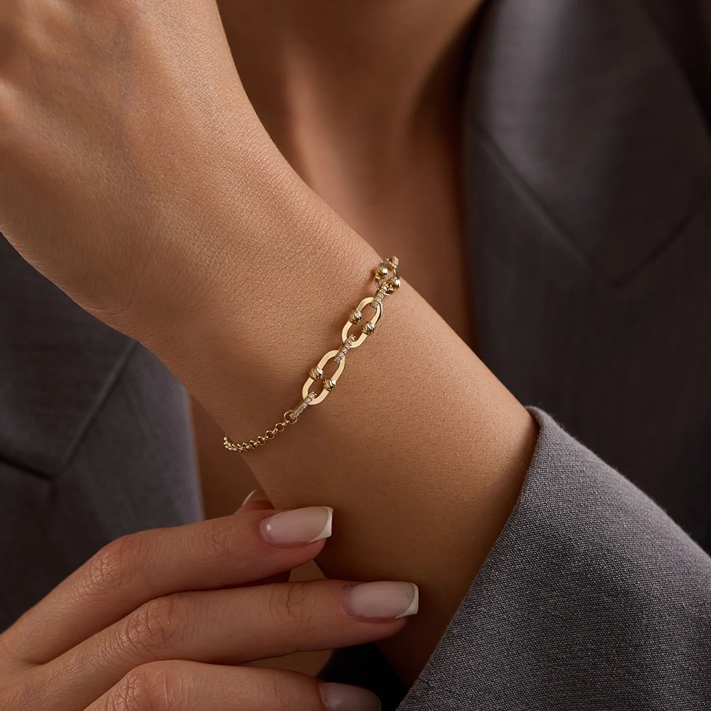 14 Ayar Altın Bileklik