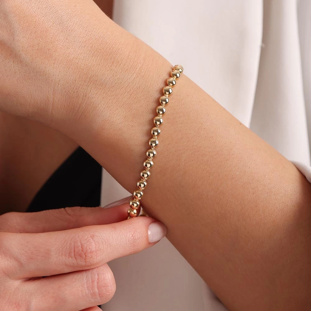 Toplu 14 Ayar Altın Bileklik