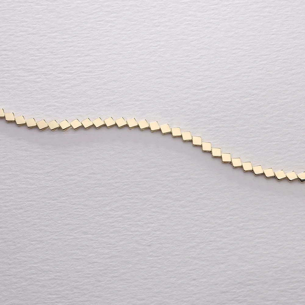 Çapraz Küplü 14 Ayar Altın Bileklik