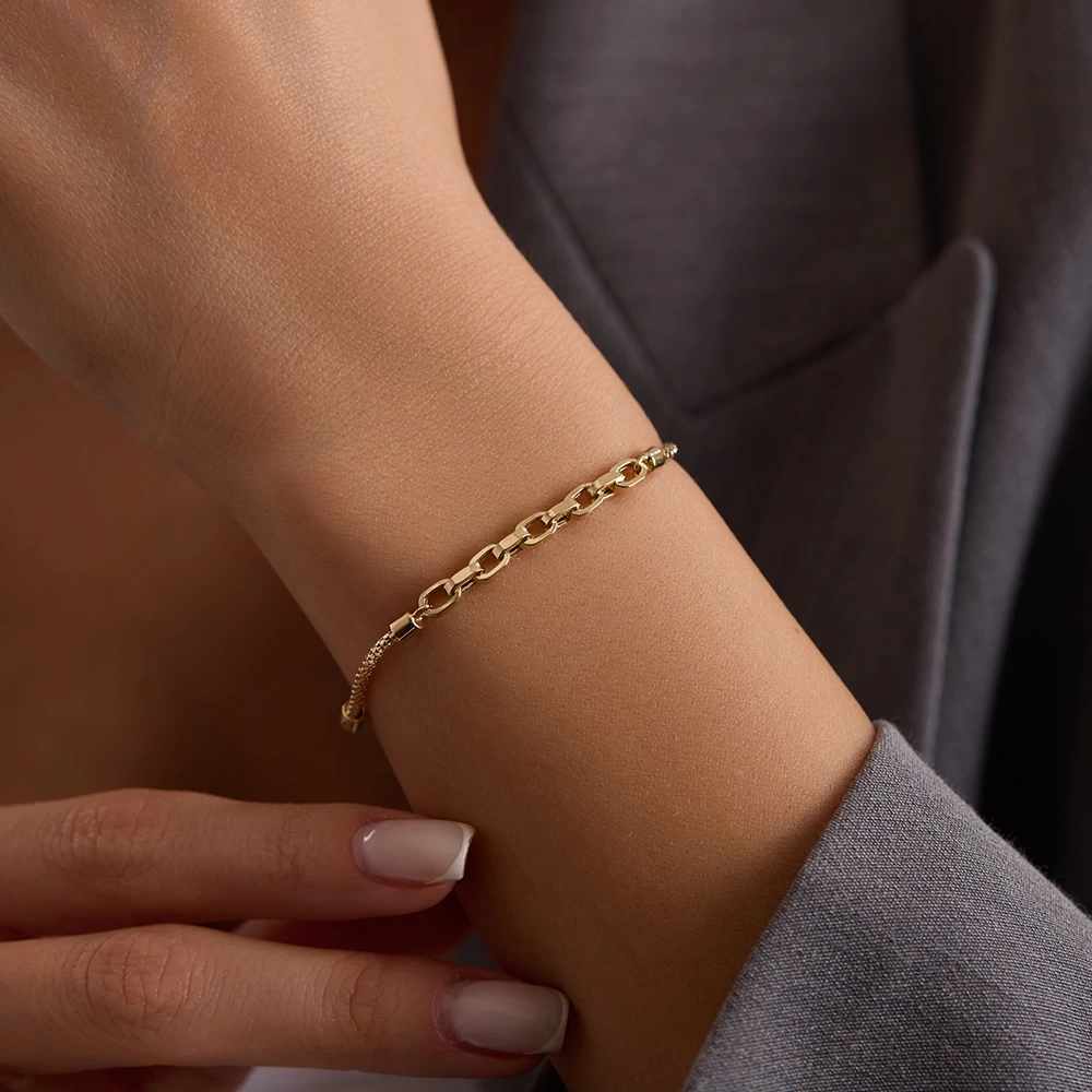 14 Ayar Altın Bileklik