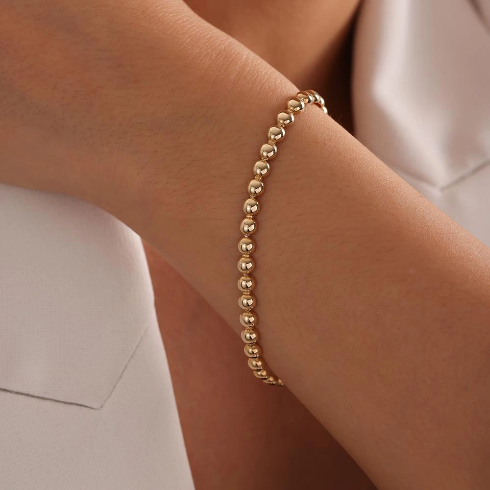 Toplu 14 Ayar Altın Bileklik