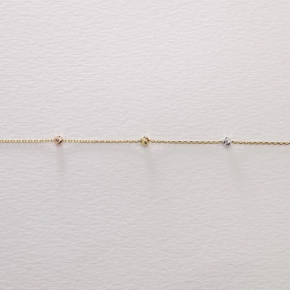 Dorikalı Zincir 14 Ayar Altın Bileklik