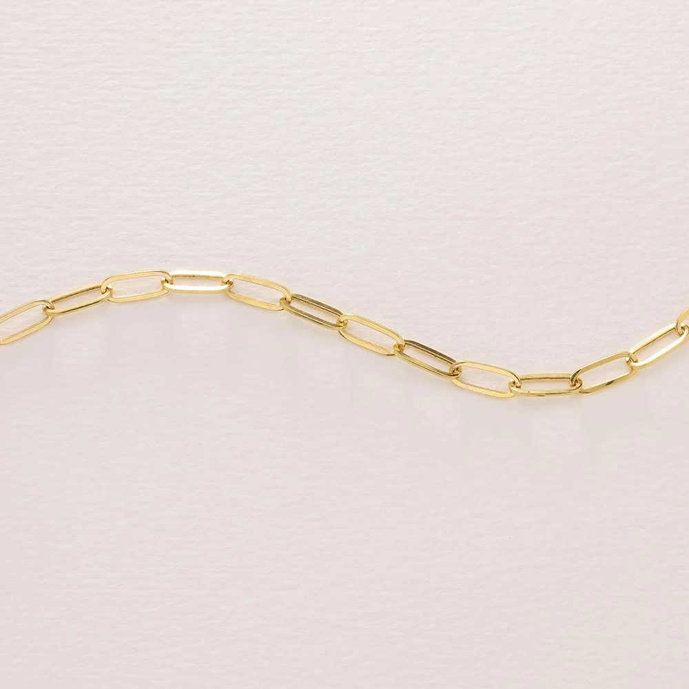 İnce Ataş 14 Ayar Altın Bileklik