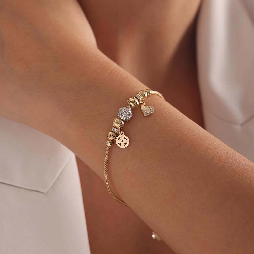 Tasarım. 14 Ayar Altın Bileklik