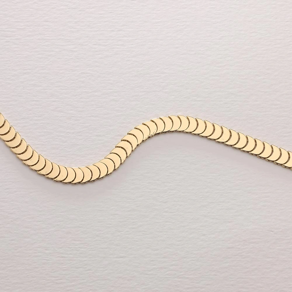 Sıralı Ay 14 Ayar Altın Bileklik