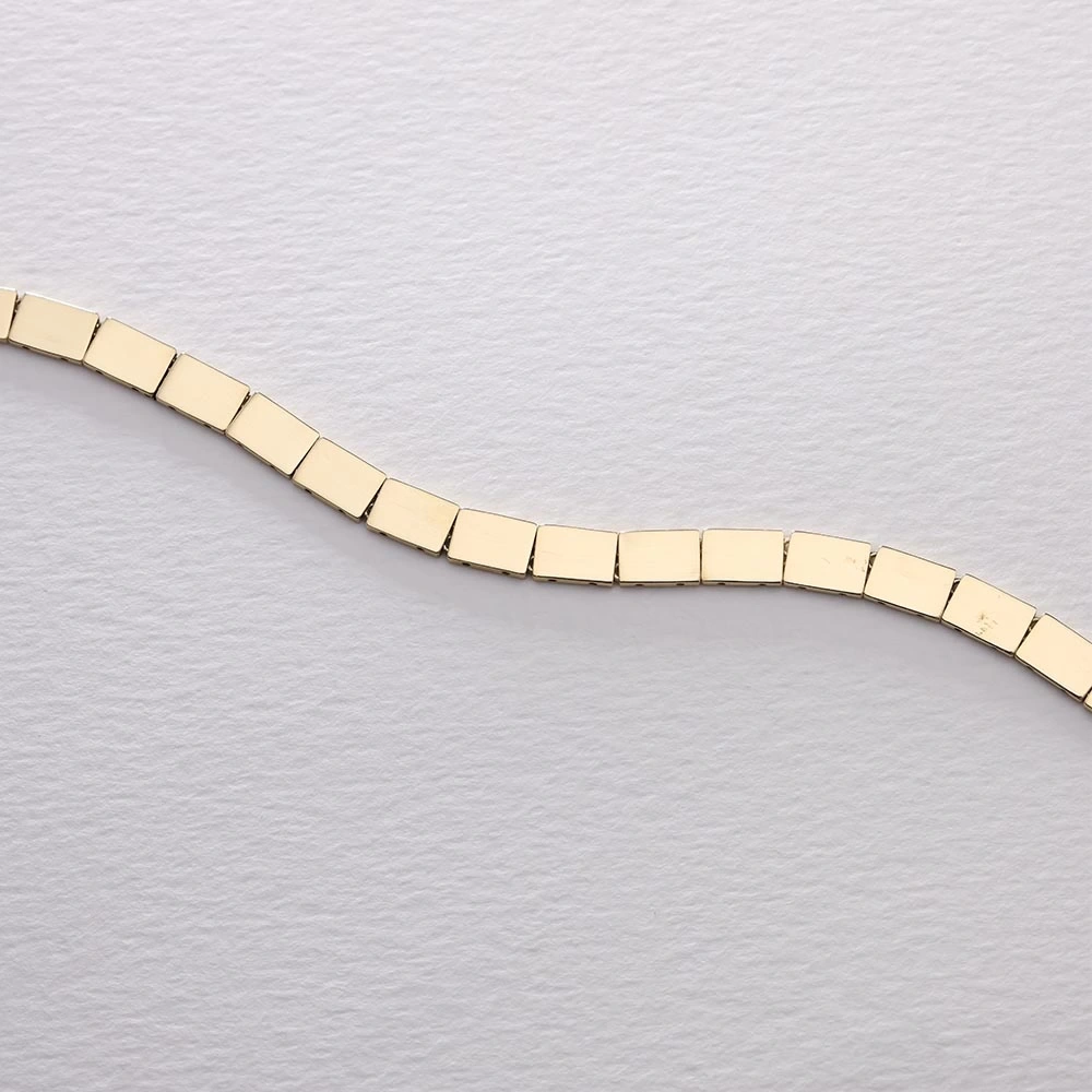 İtalyan Vagon 14 Ayar Altın Bileklik