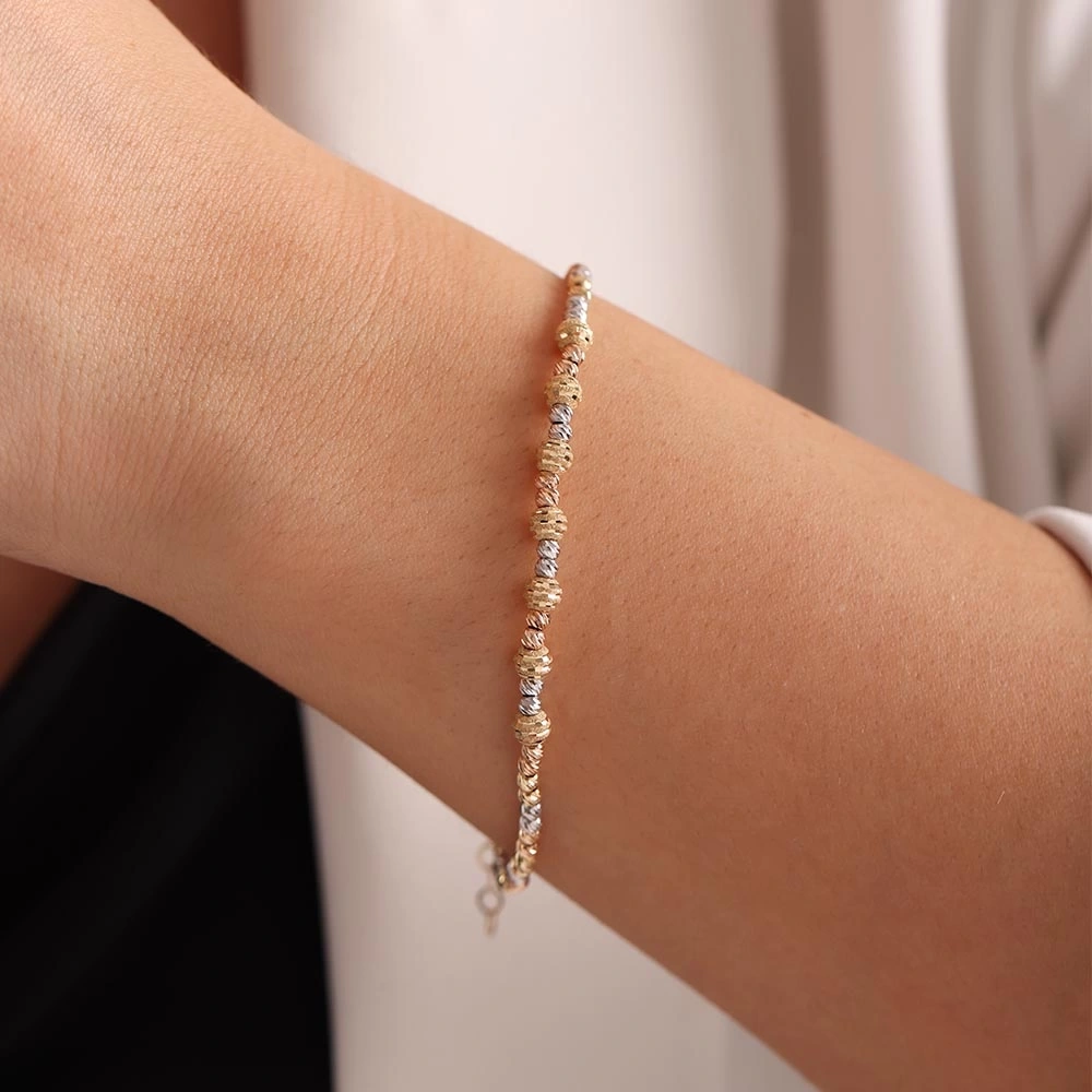 Dorika 14 Ayar Altın Bileklik