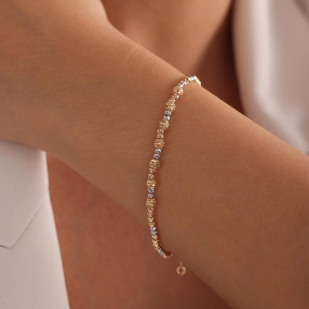 Dorika 14 Ayar Altın Bileklik