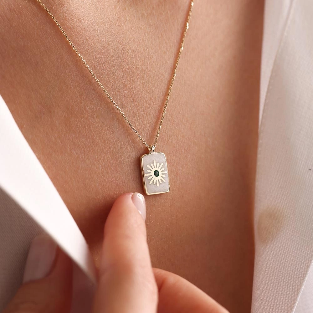 Helios 14 Ayar Altın Kolye