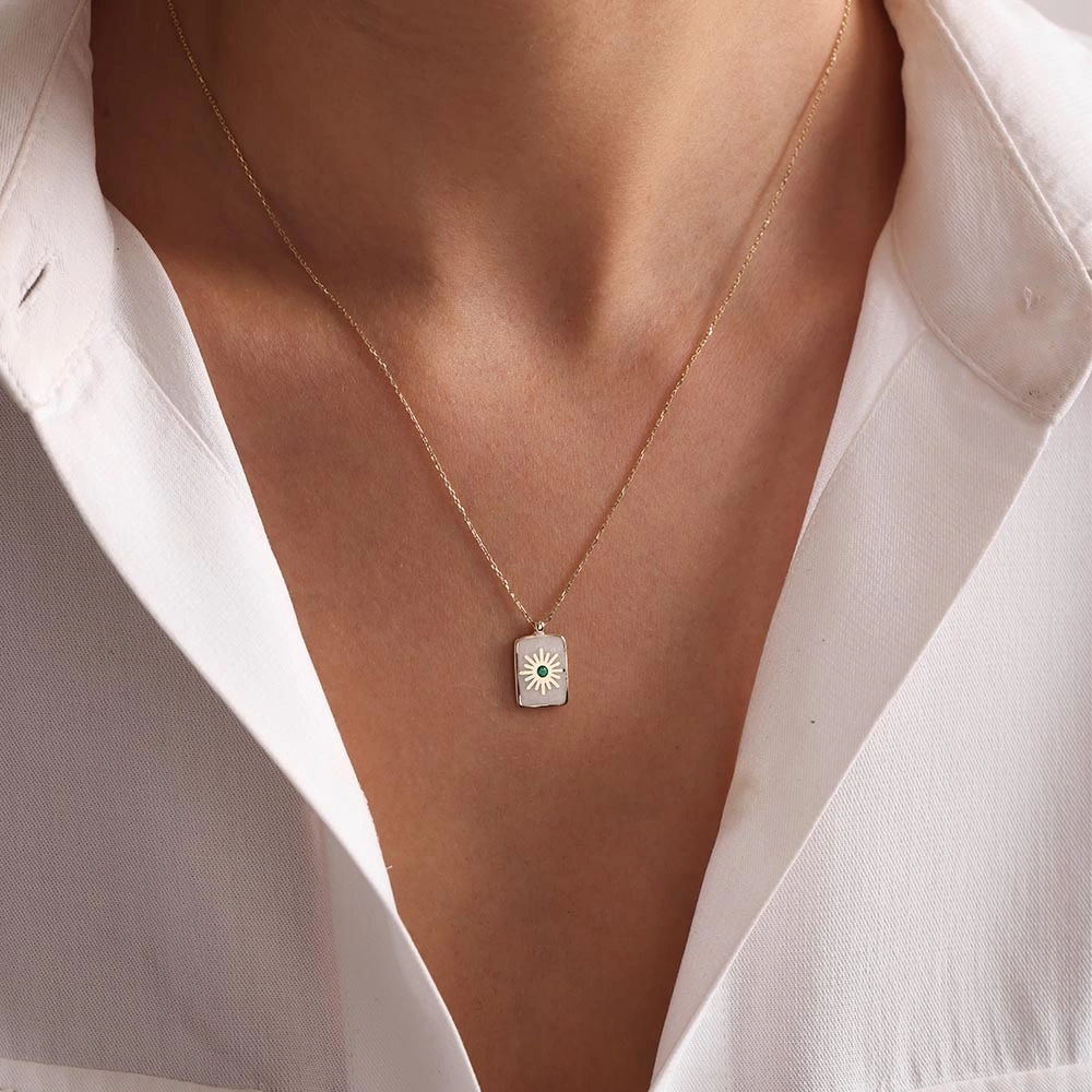 Helios 14 Ayar Altın Kolye