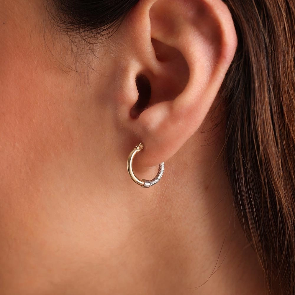 Tasarım 14 Ayar Altın Küpe